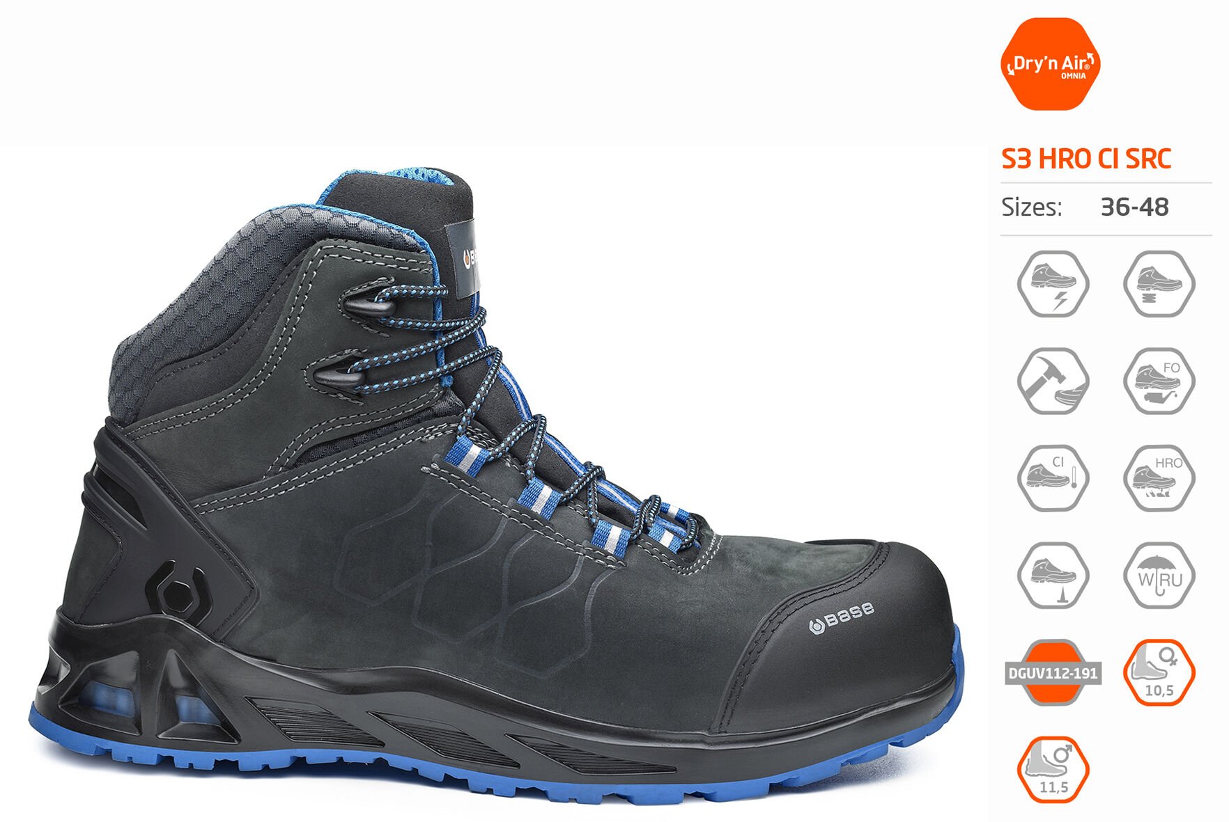 BASE iş botu B1001B K-ROAD TOP S3 HRO CI HI SRC