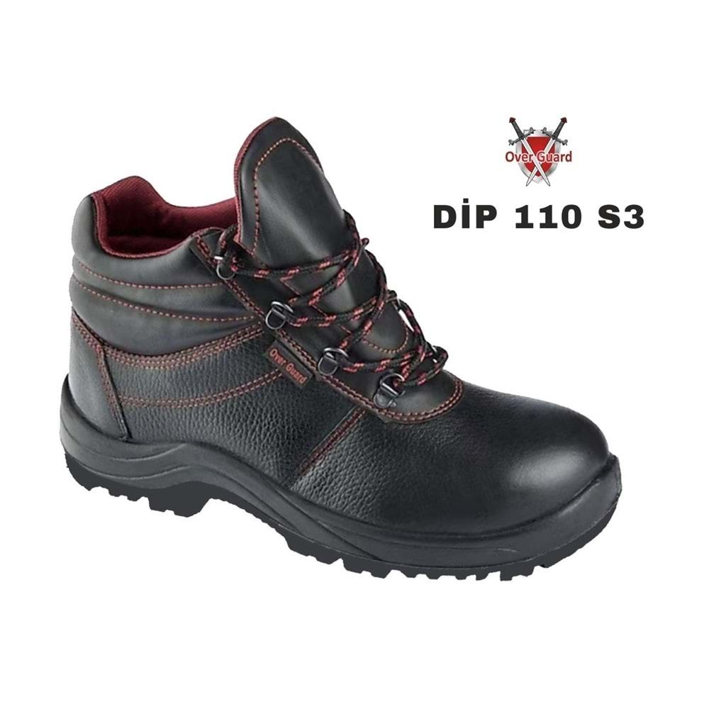 OverGuard İş Botu Çelik Burunlu Çelik Aratabanlı DİP-110 S3