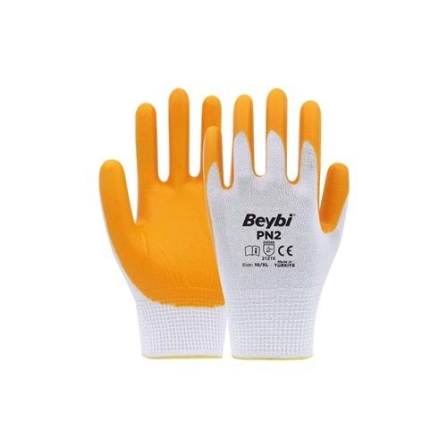 Beybi İş Eldiveni - PN2 Polyester Örme Nitril Eldiven